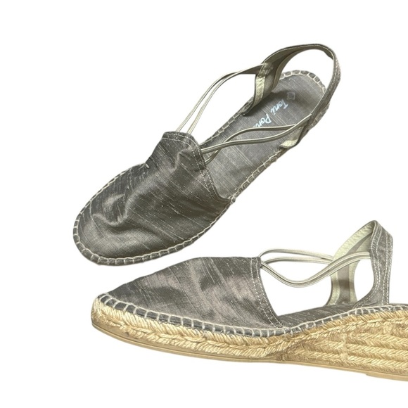 Toni Pons size 40 NEW wool “wld” Chic Metallic Wedge Espadrilles - Picture 2 of 15